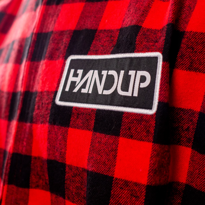 Zip Up Vest - Red Flannel