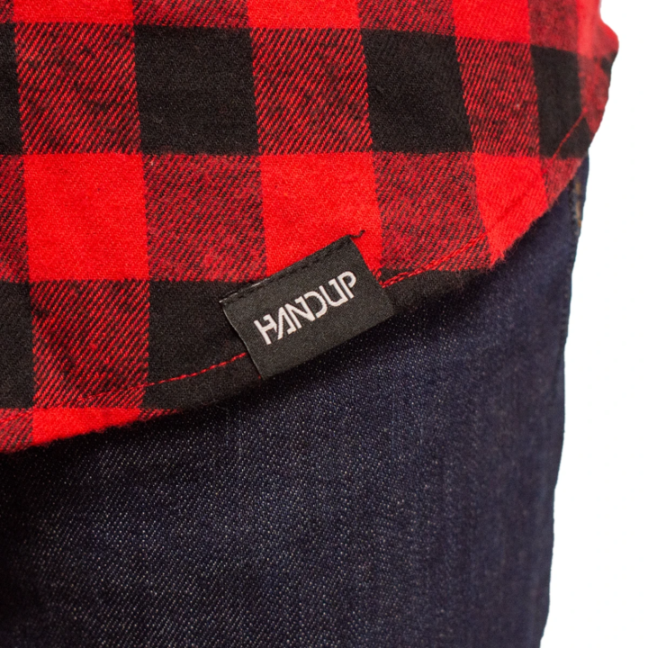 Zip Up Vest - Red Flannel