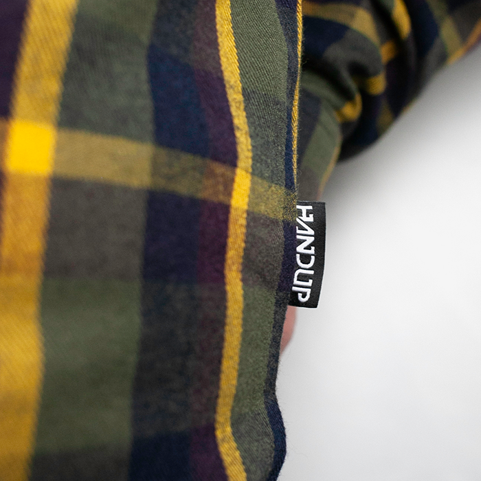 FlexTop Flannel - Gold & Olive