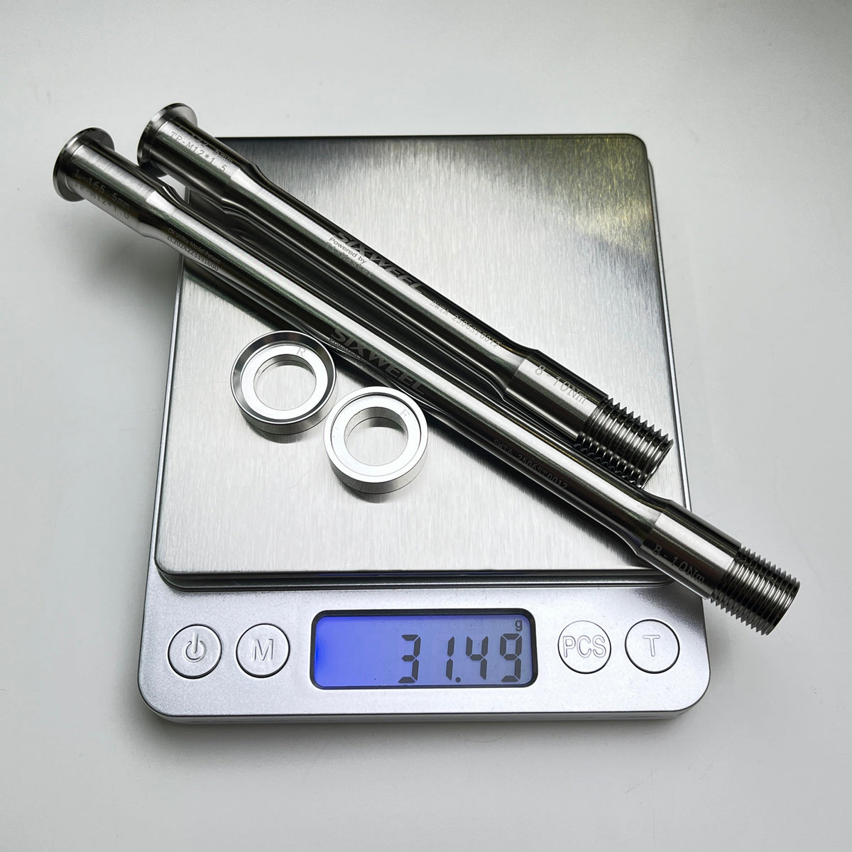 Sixweel 31,49g Titan-Steckachse | Scott Foil/Addict RC Pro
