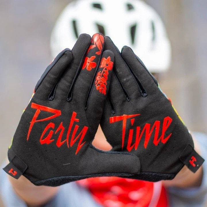 Gloves - Red Floral