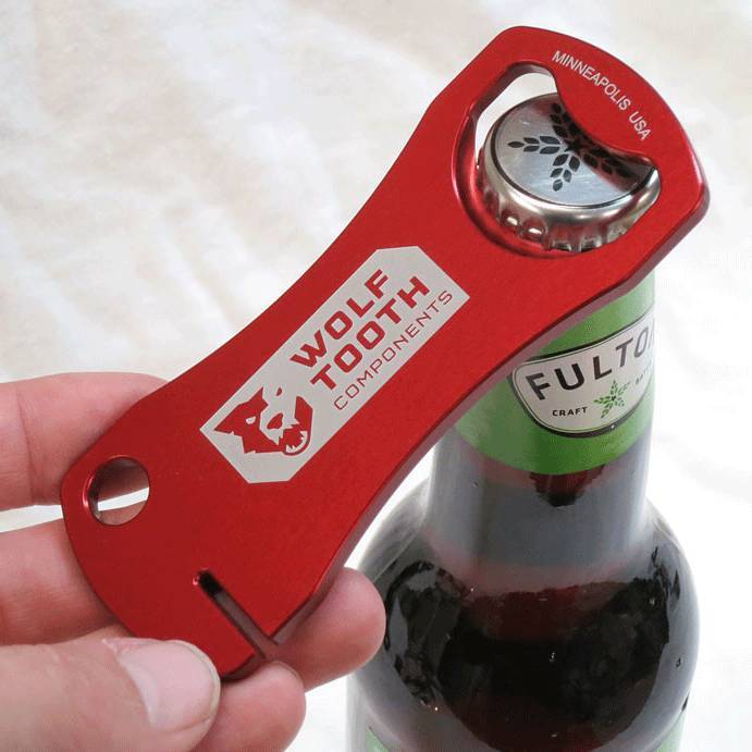 Bottle Opener With Rotor Truing Slot